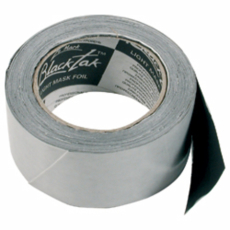 BlaclTak Gaffer Alu noir mat 25m largeur 50mm avec intercalaire