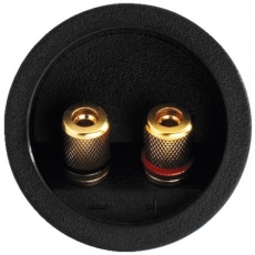 Bornier à vis circulaire haut parleur