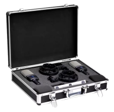 C214 Matched Pair AKG - Couple de micro statiques apairés par AKG en malette avec suspensions