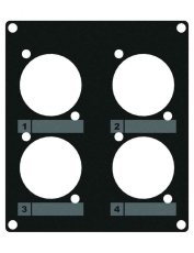 CASY203 caymon plaque 2 modules pour 4 embases Type D