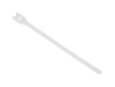 attache cable velcro blanc gros modèle 30cm X 2.5cm à scratch