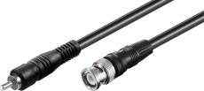 Câble BNC vers RCA male 1M noir