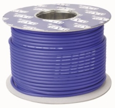 Cable DMX 2 conducteurs + blindage bleu au metre