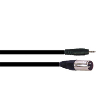 Cordon mini jack stéréo 3.5mm vers XLR male 1.5m