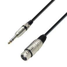 Cable Jack 6.35 stéréo mâle vers XLR femelle 1m