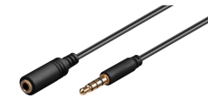 Câble prolongateur mini jack TRRS rallonge 1m
