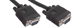 Cable VGA mâle vers VGA mâle noir 5m