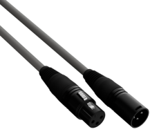CDMX-1,5 Hilec - Câble DMX XLR 3 broches mâle femelle longueur 1m50