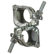 Collier d'entrepose double rotatif 360° pour tube Ø 49 mm - acier - C.M.U. 300 kg