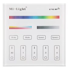 Contrôleur mural RGB + CCT alimentation secteur