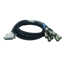 Multipaire Studio DB25 vers 8 XLR mâles