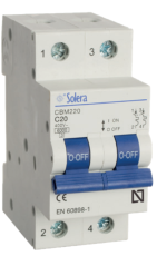 Disjoncteur 6KA 2P 2 modules 63A