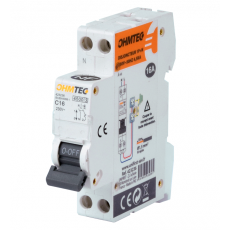 Disjoncteur monophasé 16A bornes à vis 4,5kA Ohmtech