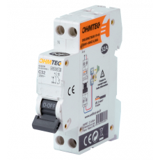 Disjoncteur monophasé 32A bornes à vis 4,5kA Ohmtech