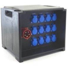 Coffret de distribution P17 32A vers 12PC16 norme française