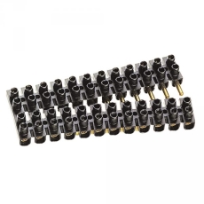 Barrette de connexion Suprem - à broche - cap 6 mm² - noir