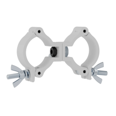SWIVEL CLAMP102W Contestage - Double clamp pour tube 50mm CMU 75kg blanc