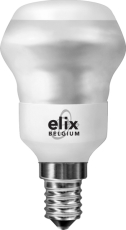 Lampe éco E14 230V 7W R50 blanc chaud ELIX