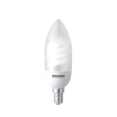 Lampe éco E14 flamme 9W 840 Blanc neutre Sylvania code 0035308