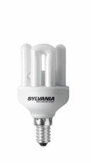 Ampoule Eco E14 8W 840 Blanc neutre Sylvania mini lynx Fast start t3 10000H code 0035137