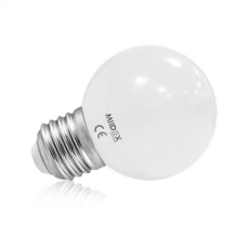 Lampe E27 à led Blanc 1W 230V blanc chaud