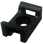 100 Supports collier de câblage jusqu'à 4.8mm de large