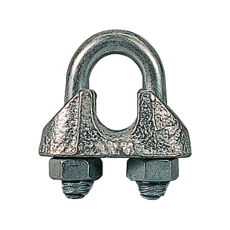 Etrier 4mm pour câble acier 3 ou 4mm