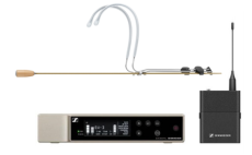 EW-D HSP E (R1-6) Sennheiser - Pack sans fil emetteur pocket et base avec serre tête couleur chair