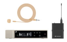 EW-D MKE Essential (R1-6) Sennheiser - Pack sans fil emetteur pocket et base avec micro cravate beige