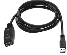 Câble d'extension USB 3.0 et 3.1 actif longueur 10m