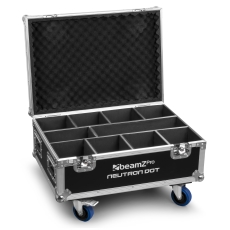 Flightcase pour 8 Neutron Dot BeamZ Pro à roulettes
