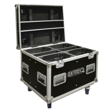 Flight case pour 4 lyres Wash BT-ORBIT sur roulettes