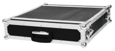 Flight case pour rack d'effet 2U 2 capots version fermeture grenouille