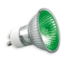 Lampe GU10 Omnilux 240V 50W 25° Vert