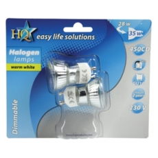 Lot de 2 Lampes GU10 230V 35W 30° MR16 50mm