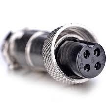 Fiche GX12 femelle 4 poles