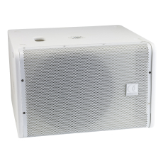 iLINEsub12Aw Audiophony - Caisson de basses 12 pouces actif 700W + 700W avec DSP intégré – Blanc