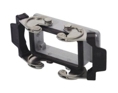 Embase basse avec verrouillage pour Harting 10 pôles