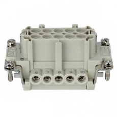 insert  femelle 10 poles avec type harting