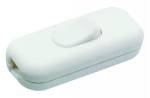 Interrupteur double poles blanc pour cordon