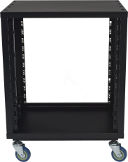 Rack metal 12U sur roulettes format 19 pouces