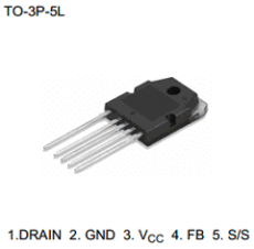 KA1M0880 composant de gestion de puisssance PWM - TO-3P-5L