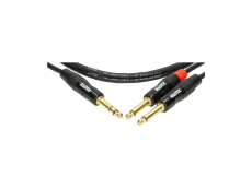KY1-600 Klotz - Câble Jack TRS 6.35mm vers 2 Jack TS 6.35 mâles 6m