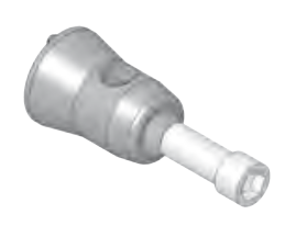 Demi manchon ASD MANC 13 CUBE avec goupille d'indexation