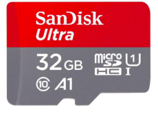 Carte Micro SD 32Go Sandisk 85Mb/s avec adaptateur