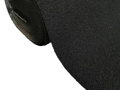 moquette noire filmée largeur 2m noire vendue au mètre linéaire