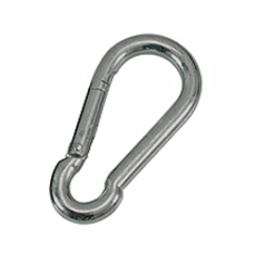 Mousqueton acier zingué 40mm CMU 22Kg