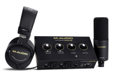 MTRACK-DUO-HD-PACK M-Audio - Pack studio avec interface audio, casque monitoring et micro statique