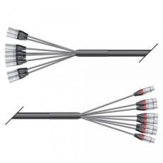 Multipaire souple 8 XLR Neutrik 15m Sommer cable