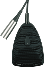 Shure MX393-S Micro de surface supercardioïde avec interrupteur tactile